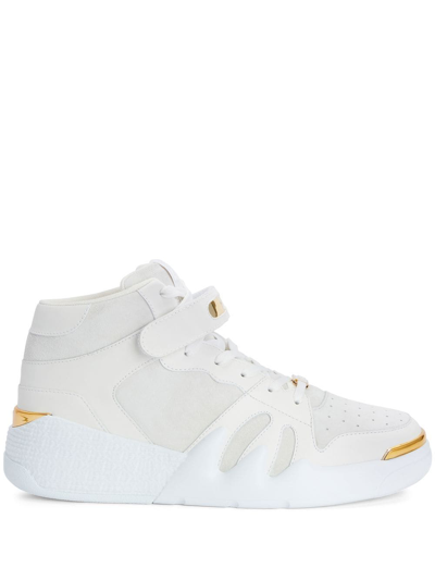 Giuseppe Zanotti Talon High-top Sneakers In White