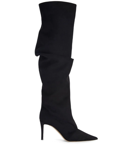 Giuseppe Zanotti Gz Gala 85mm Knee-high Boots In Schwarz