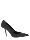 Eddy Daniele Swarovski Suede Pumps In Black