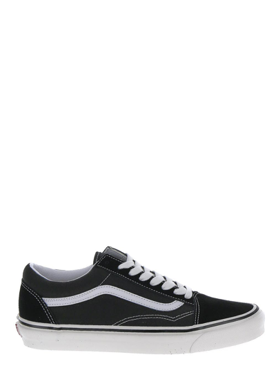 Vans Black And White 36 Dx Anaheim Factory Leather And Canvas Sneakers
