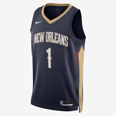 NIKE NEW ORLEANS PELICANS ICON EDITION 2022/23  MEN'S DRI-FIT NBA SWINGMAN JERSEY,13975527
