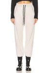 Moncler Textured Tapered-leg Track Pants In White