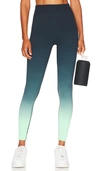 The Upside Seamless Gradient-effect Leggings In Blue