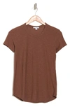 James Perse Crewneck Tee In Malt