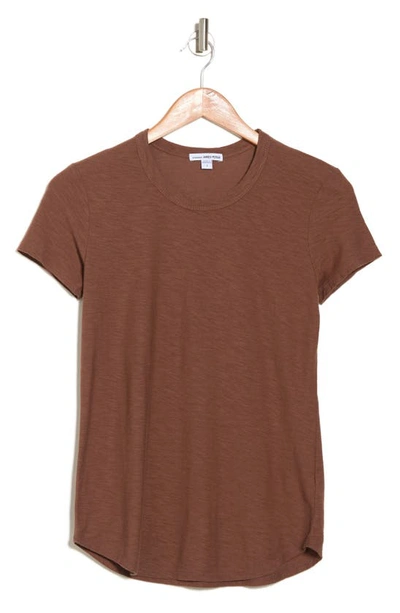 James Perse Crewneck Tee In Malt