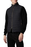 Rodd & Gunn Dunedin Road Stretch Cotton Blend Quilted Vest In Midnight