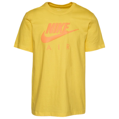 Nike Mens  Air Reflective T-shirt In Yellow Strike/orange Reflective