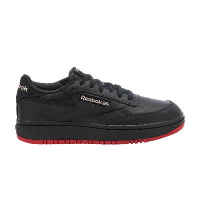 Pre-owned Reebok Cardi B X Wmns Coated Club C Double 'black'
