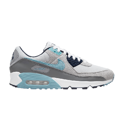 Pre-owned Nike Air Max 90 'pure Platinum Worn Blue' In Grey