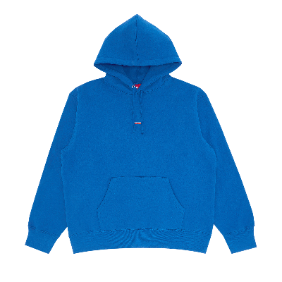 Pre-owned Supreme Underline Hooded Sweatshirt 'washed Royal' In Blue