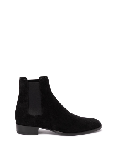 SAINT LAURENT `WYATT` CHELSEA BOOTS
