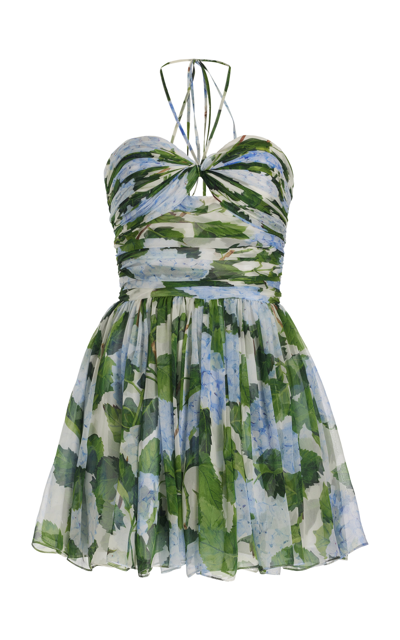 knee length dresses for ladies Hydrangea Embroidered Mini Dress main image 1