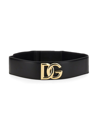 Dolce E Gabbana Women's  Black Other Materials Belt