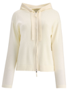 ALLUDE ALLUDE WOMEN'S  WHITE OTHER MATERIALS SWEATER