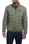 Lucky Brand Clarkson Water-resistant Packable Puffer Jacket In Olive