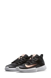 Nike Court Vapor Lite Hard Court Tennis Shoe In Black/ Red/ Bronze/ White