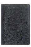 Royce New York Personalized Rfid Leather Card Case In Black- Silver Foil