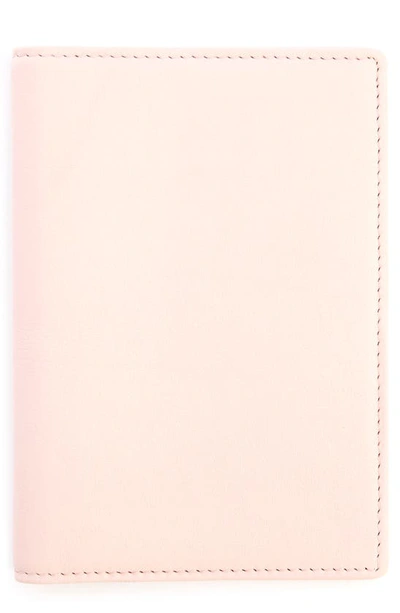 Royce New York Personalized Rfid Leather Card Case In Light Pink- Deboss