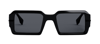 FENDI FENDIGRAPHY  FE40073U 01A RECTANGLE SUNGLASSES