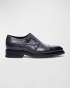 Santoni Slip-on Monk Shoes In Grey