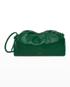 Mansur Gavriel Mini Cloud Leather Clutch In Leaf