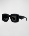 LOEWE INFLATED SQUARE INJECTION PLASTIC SUNGLASSES