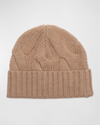 EUGENIA KIM ROAN CABLE KNIT CASHMERE-BLEND BEANIE