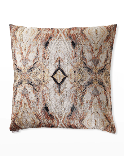 D.v. Kap Home Leonna Decorative Pillow, 24" X 24" In Brown