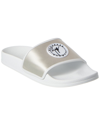 Giuseppe Zanotti Brett Satin Slides In White