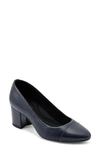 Easy Spirit Women's Cosma Slip-on Block Heel Dress Pumps Women's Shoes In Navy