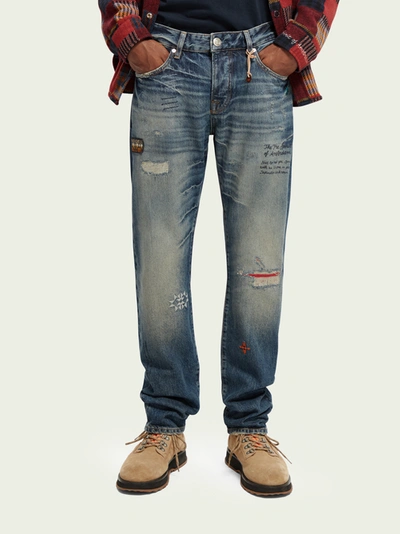 Scotch & Soda Ralston Premium Organic Cotton Jeans - Go Rogue In Blue