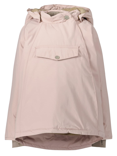 Mini A Ture Babies' Kids Winter Jacket For Girls In Rosa