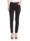 JEN7 RICHE TOUCH MID-RISE SKINNY JEANS,400090789028