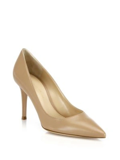 Gianvito Rossi Women's Gianvito Leather Pumps In Praline