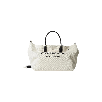 Pre-owned Saint Laurent Rive Gauche Maxi Shopping Bag 'black'
