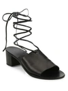 ANCIENT GREEK SANDALS Christina Vachetta Leather Ankle-Wrap Sandals