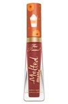 Too Faced Melted Matte Psl Liquid Lipstick Psl 0.23 oz / 7 ml In Spiced Terracotta Red