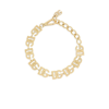 DOLCE & GABBANA GOLD-PLATED INTERLOCKING LOGO CHOKER NECKLACE,WNO4S1W111118479719