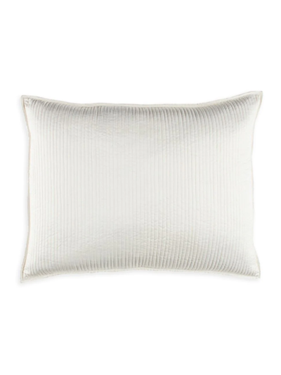 Lili Alessandra Retro Ivory Retro Quilted Pillow