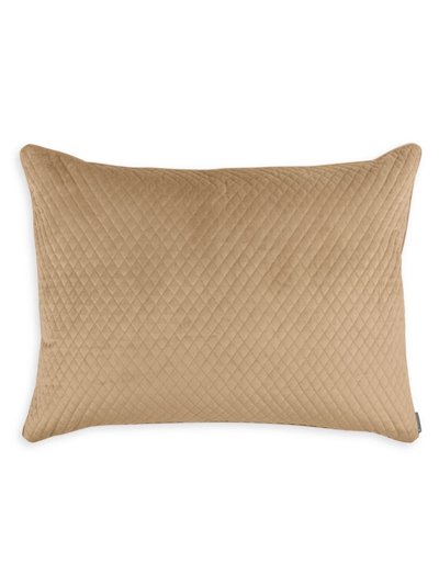 Lili Alessandra Valentina Quilted Pillow In Marigold