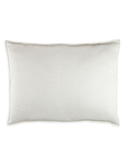 Lili Alessandra Retro Ivory Quilted Luxe Pillow