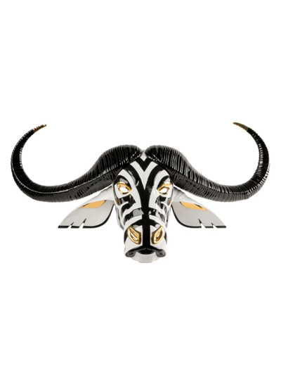 Lladrò Porcelain Buffalo Mask