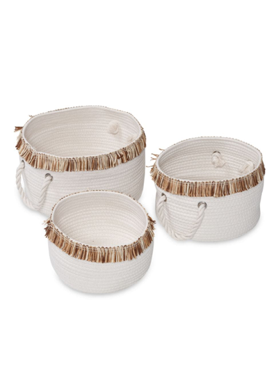 Honey-can-do Cotton Rope Nesting Baskets 3-piece Set