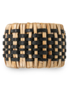 Juliska Woven Napkin Ring, Black