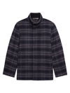 THEORY MEN'S CLARENCE PLAID WOOL JACKET