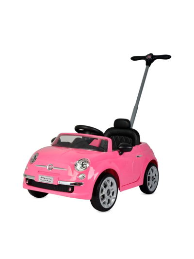 Best Ride On Cars Fiat 500 Push Car In Pink