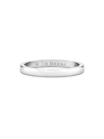 De Beers Jewellers The Promise Platinum Band