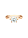 DE BEERS JEWELLERS WOMEN'S DB CLASSIC 18K ROSE GOLD & 1 TCW BRILLIANT-CUT NATURAL DIAMOND ENGAGEMENT RING