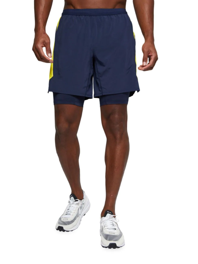 Fourlaps Men's Command 7" Running Shorts In Navy Blazer