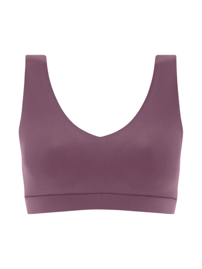 Chantelle Soft Stretch Wireless Padded V-neck Bra In Myrtle